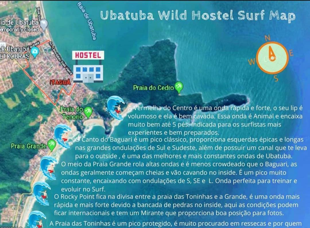 Ubatuba Wild Surf Hostel Ngoại thất bức ảnh